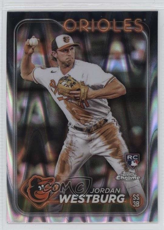 2024 Topps Chrome RayWave Refractor Jordan Westburg #277 lh0
