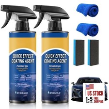 2PCS Car Coating Spray,Quick Effect Coating Agent for Car Coating Spray,Quick