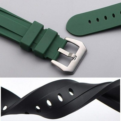 22 24 26 mm Sports Bracelet Silicone Smartwatch Bands Watch Band Rubber Strap