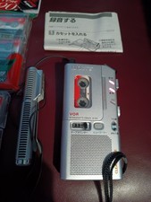 Sony VOR M-830 Microcassette Recorder w Tapes