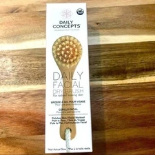 Daily Concepts Daily Facial Dry Brush For Face. Exfoliating and Aryurvetic New