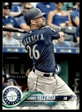 2018 Topps Danny Valencia Seattle Mariners #414