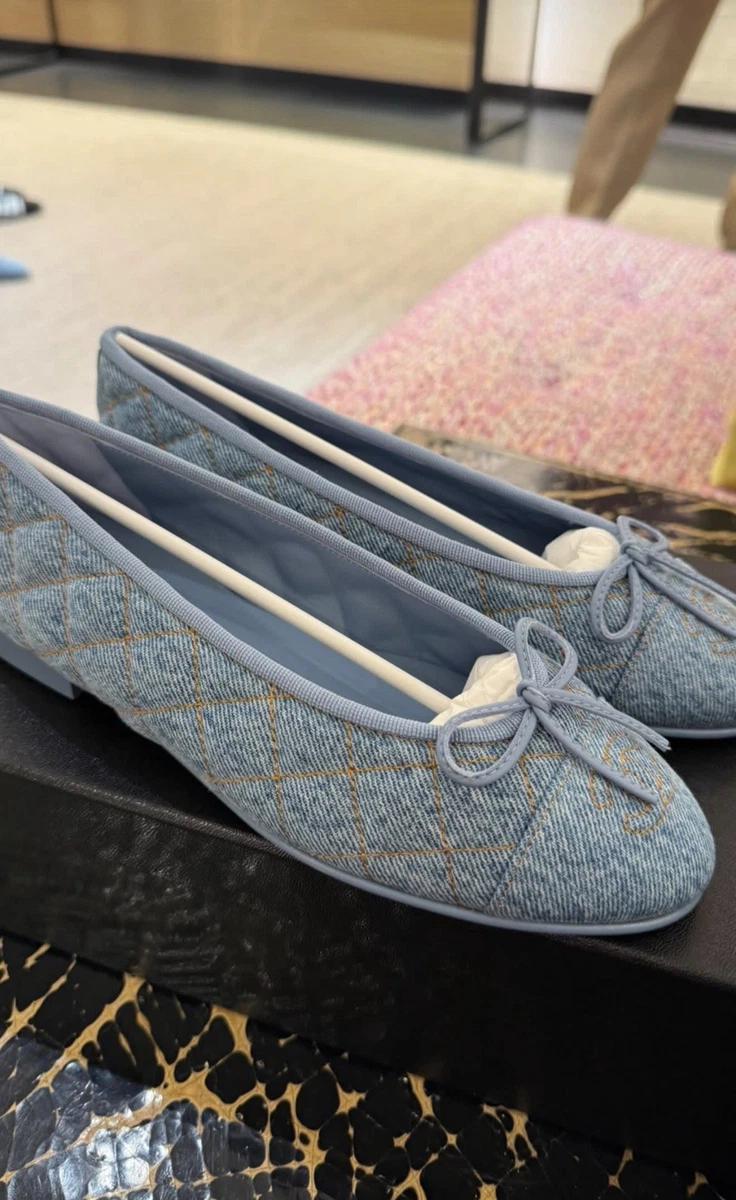 CHANEL Blue Flats for Women for sale - eBay