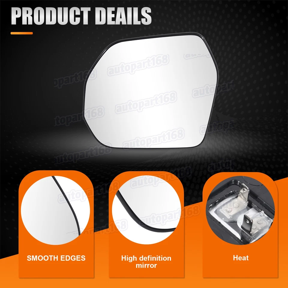 Espejo retrovisor térmico cristal conductor izquierdo toyota tundra 2022-2025/sequoia 2023-2025 Foto 3 de 4