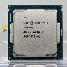 INTEL Core i7-8700 SR3QS 3.20GHz 6-Core LGA-1151 Desktop CPU Processor - TESTED