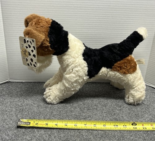 Pet World Fox Terrier 15" Plush Stuffed Animal Juans Corporation Rare Realistic - Picture 2 of 7