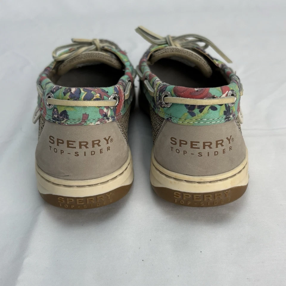 Zapatos de barco Sperry Top-Sider gris con estampado floral para mujer 8,5 Foto 4 de 4