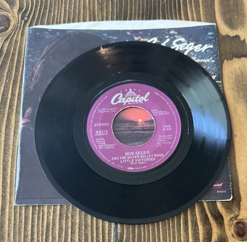 Bob Seger - Even Now / Little Victories 45 rpm Record 7" Vinyl - Picture 2 of 3