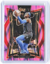 2025 Panini WNBA Select Allisha Gray #78 Concourse Pink Flash Prizms