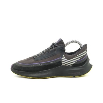 Nike Damen Pegasus 36 Shield Schuh Schwarz/Lila/Gelb Zoom Laufschuh EU 40