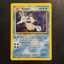 Pokémon Vintage Holo Kingdra Neo Genesis 8/111 Wotc Swirl