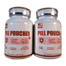 2 Pk Pill Pouches for Dogs,Pill Pockets for Dogs to Hide Capsules & Create Pill