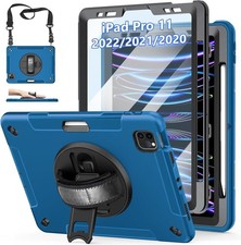 Case for iPad Pro 11 Inch 2022/2021/ 2020/2018: Cover for iPad 11 Inch... Bundle