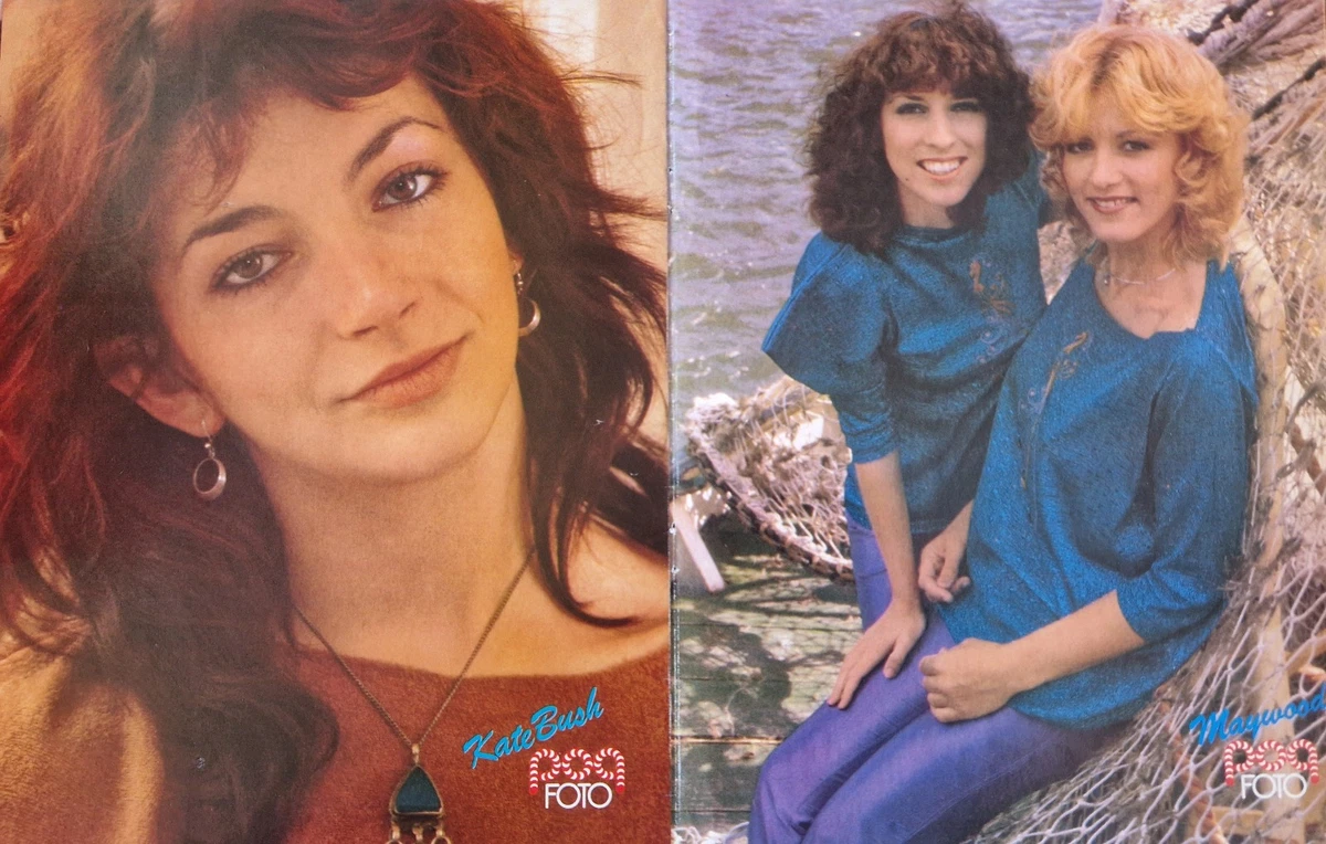 Rolling Stones-MICK JAGGER / KATE BUSH   POSTER  41 x 26 cm -70er Jahre Popfoto