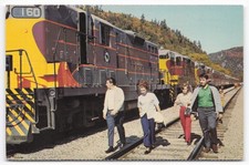 Vintage Algoma Central Train Agawa Canyon Tour Sault Ste Marie Postcard