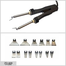 SALDATORE DISSALDATORE ZD-409 STAZIONE DISSALDANTE STAGNO SMD PLCC CHIP +7 PUNTE