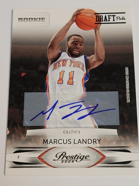 2009-10 PRESTIGE #254 MARCUS LANDRY AUTO RC x/699 CELTICS NM-MT FREE SHIPPING!