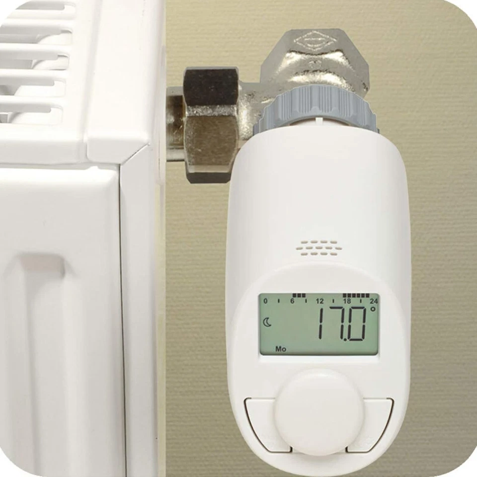 Eqiva Elektronischer Heizkörperthermostat Model N Leise mit Boost-Funktion - Bild 3 von 3