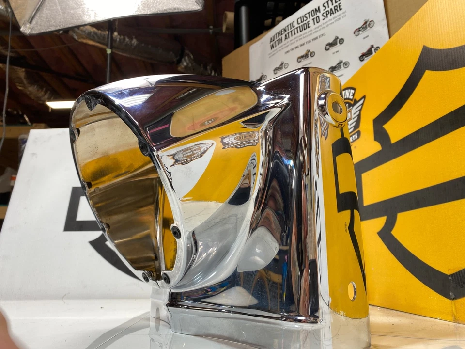 94-13 OEM Harley-Davidson Touring Road King Faro Góndola Luz Lámpara Carcasa Foto 3 de 4