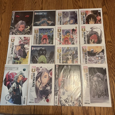 #ad 2024 25 MARVEL Ultimate X Men #1 9 11 14 LOT of 15 Momoko Never read $64.99