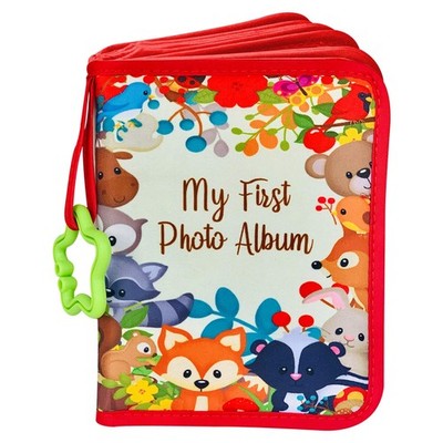 Soft Baby Photo Album, First Year Book, Woodland Animals, Holds 4x6 Pictures