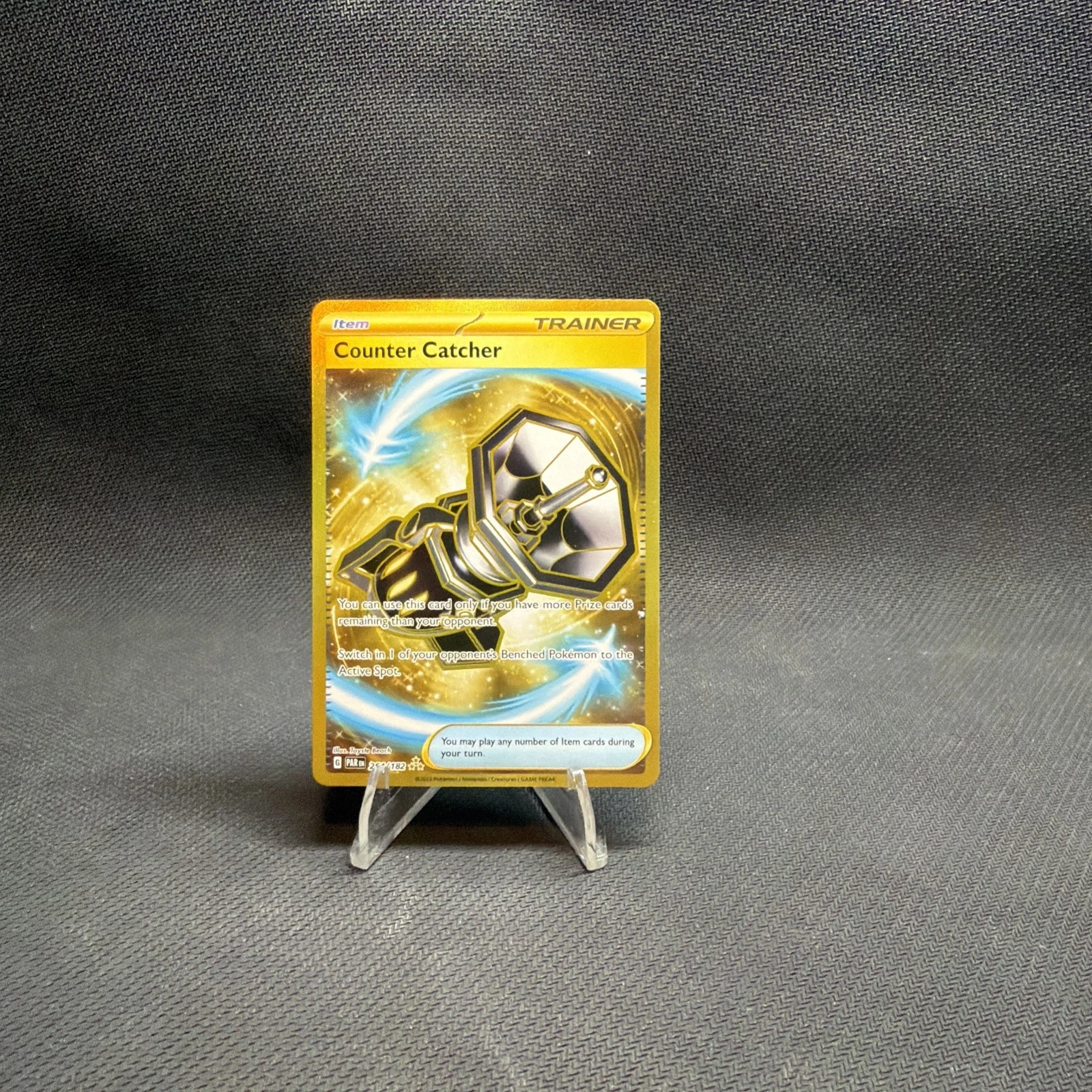 Counter Catcher 264/182 SV04: Paradox Rift Holo Gold Hyper Rare LP