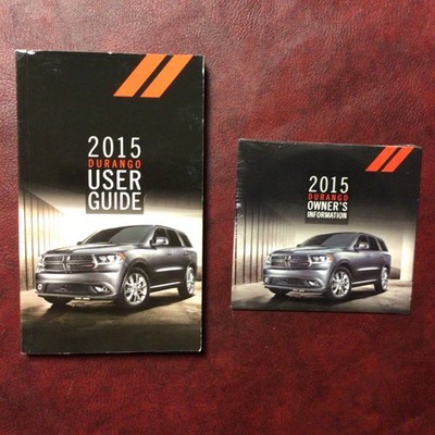 2015 DODGE DURANGO OWNERS MANUAL + DVD GUIDE ALL MODELS