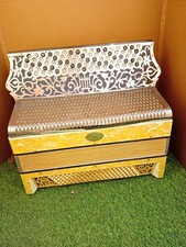 ancien accordeon harmonica Instrument de musique  Meinel et Herold Klingenthal