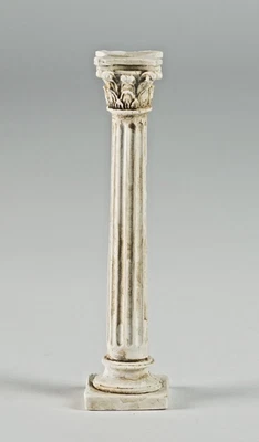 PRESEPE Rossi-Rosa - COLONNA RIGATA 15 cm in gesso