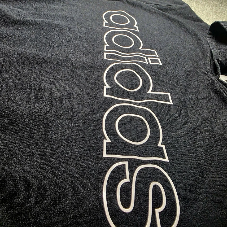 Sudadera con capucha negra recortada Adidas - Juvenil L (14) - Ideal para adolescentes/adultos pequeños Foto 4 de 4