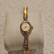 Caravelle by Bulova  Gold Tone Quartz Wristwa...