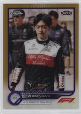 2022 Topps Chrome Formula 1 F1 Racers Gold & Purple Refractor Zhou Guanyu 18ci