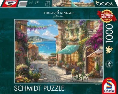 Café an der italienischen Riviera (Puzzle)