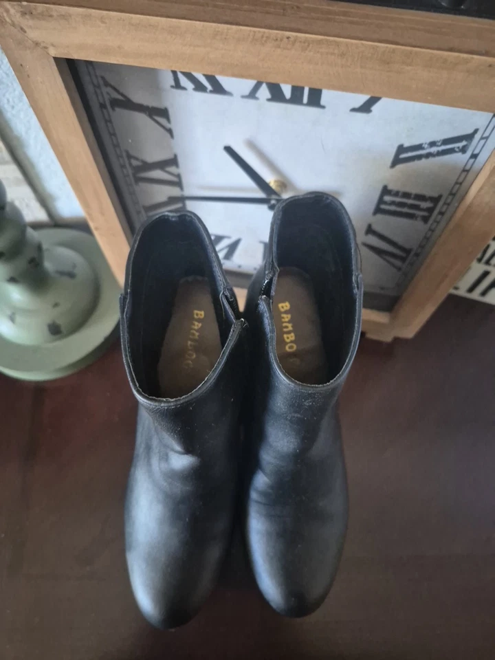 Botines Bamboo Mujer Negros Talla 5.5 Foto 4 de 4