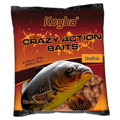 Kogha Boilies Crazy Action Baits Fish/Banana Plum Scopex Shellfish Spice 