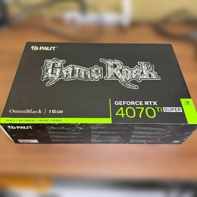 Palit GameRock OmniBlack RTX 4070 Ti SUPER 16GB GDDR6X GPU Unopened