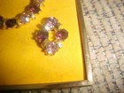 Vintage Camelot  Brooch and Matching Earrings Mint in Box Gold Tone — photo 4