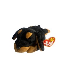 Doby TY Beanie Babies puppy dog soft toy / plush  doberman