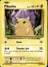 Carta Pokemon Pikachu Comune XY Evoluzioni 35/108 Fulmine
