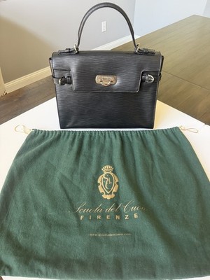Scuola Del Cuoio Calfskin Women s Handbag Firenze Italy
