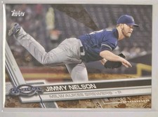 2017 Topps Jimmy Nelson Camo Parallel /25 RARE BREWERS