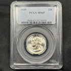 New Listing1939 Washington Quarter PCGS MS65 Gem BU Silver