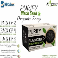 Black Seed Organic Soap – Natural Softness for Marks & Blemishes
