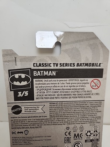 Hot Wheels Classic TV Series Tooned Batmobile (Multi Colors) - Picture 7 of 7