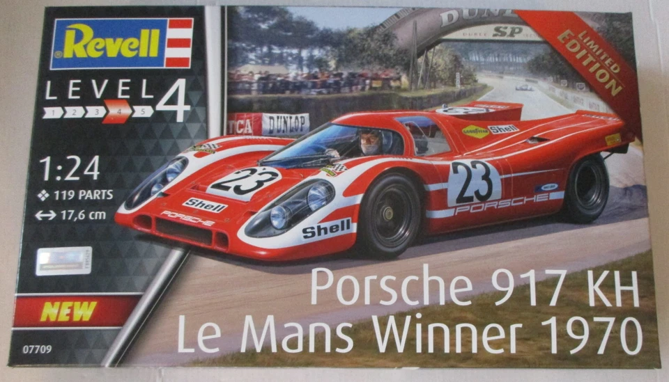 Revell 07709 1:24 Porsche 917 KH Le Mans Winner 1970 Nuovo Conf. Orig. - Immagine 2 di 2