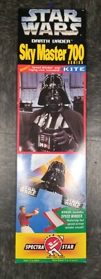 STAR WARS DARK VADER Sky Master 700 Series Kite / speed winder with sound / line