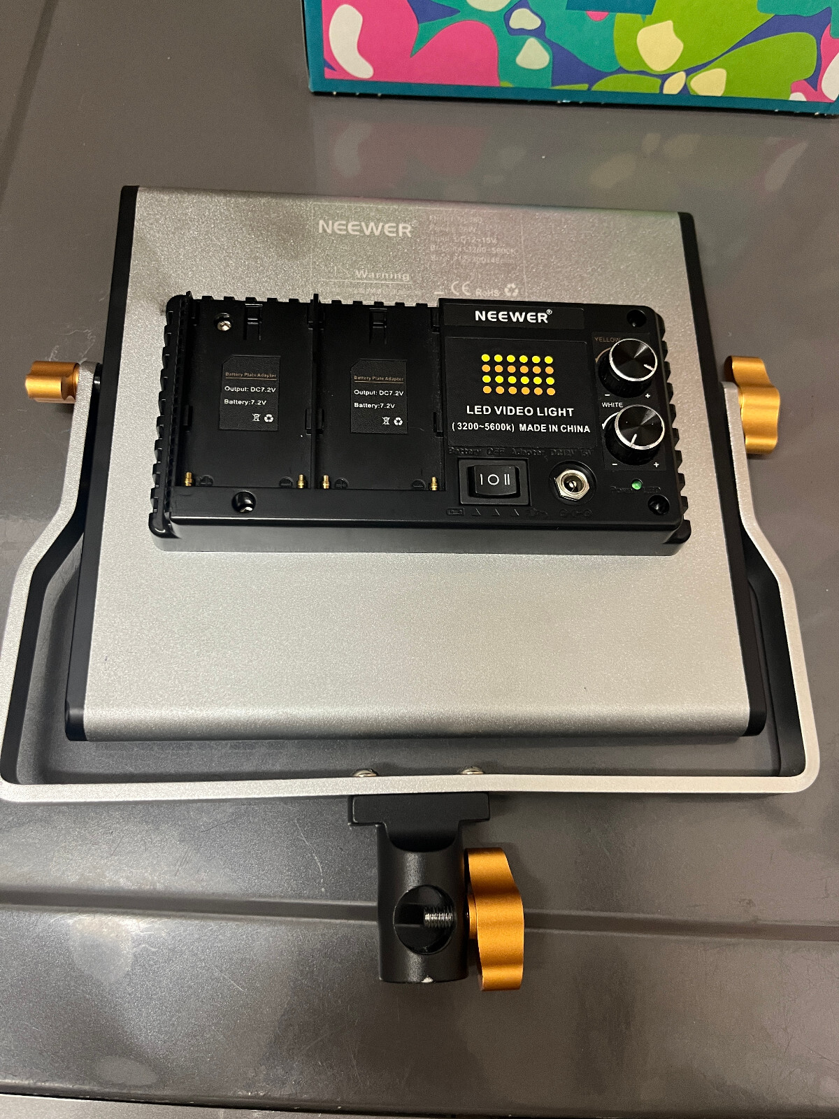 Neewer NL480 Dimmable Bi Color LED Studio Video Light comes with ac adapter eBay