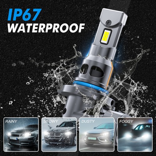 BEVINSEE 9006 HB4 LED Fog Light Bulbs 70W White Globes For Kia Sportage QL 16-17 - Picture 7 of 10