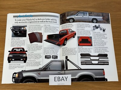 1987 Mazda Finish Line Accessories Dealer Brochure RX-7 626 929