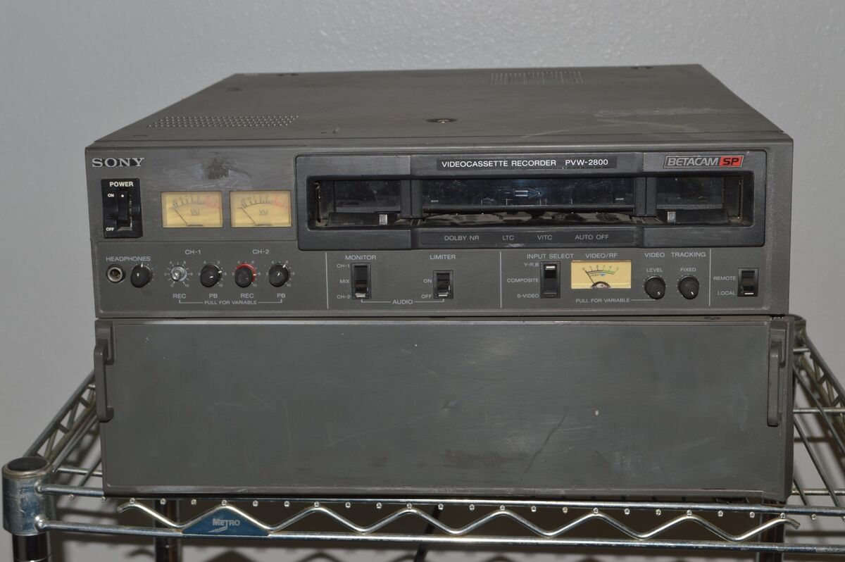 SONY PVW-2800 BETACAM SP VIDEOCASSETTE EDITING PLAYER SONY PVW-2800 BETACAM SP VIDEOCASSETTE EDITING PLAYER